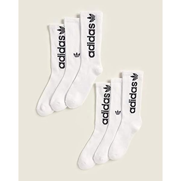 adidas Calcetines deportivos para hombre (6 unidades) (talla de zapatos 6-12)